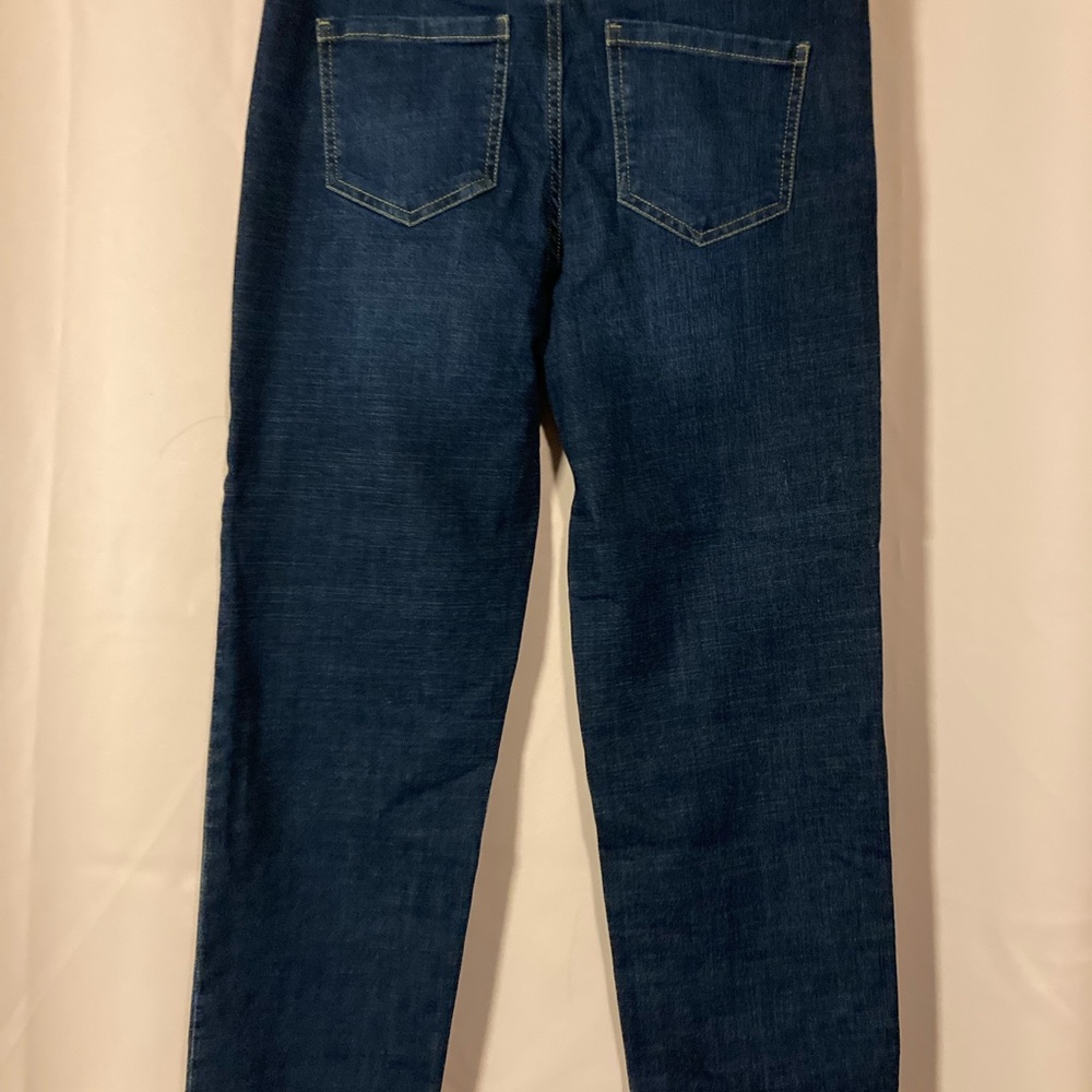 Time and Tru Women's Dark Blue Straight Jeans - Picture 2 of 2